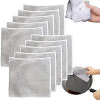 Multipurpose Wire Dishwashing Rags for Wet and Dry Pack of 10