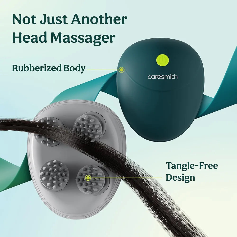Smart Electric Scalp Massager – Deep Relaxation, Stress Relief & Better Hair Care (USB Rechargeable)