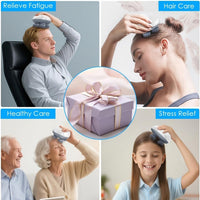 Smart Electric Scalp Massager – Deep Relaxation, Stress Relief & Better Hair Care (USB Rechargeable)