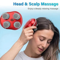Smart Electric Scalp Massager – Deep Relaxation, Stress Relief & Better Hair Care (USB Rechargeable)